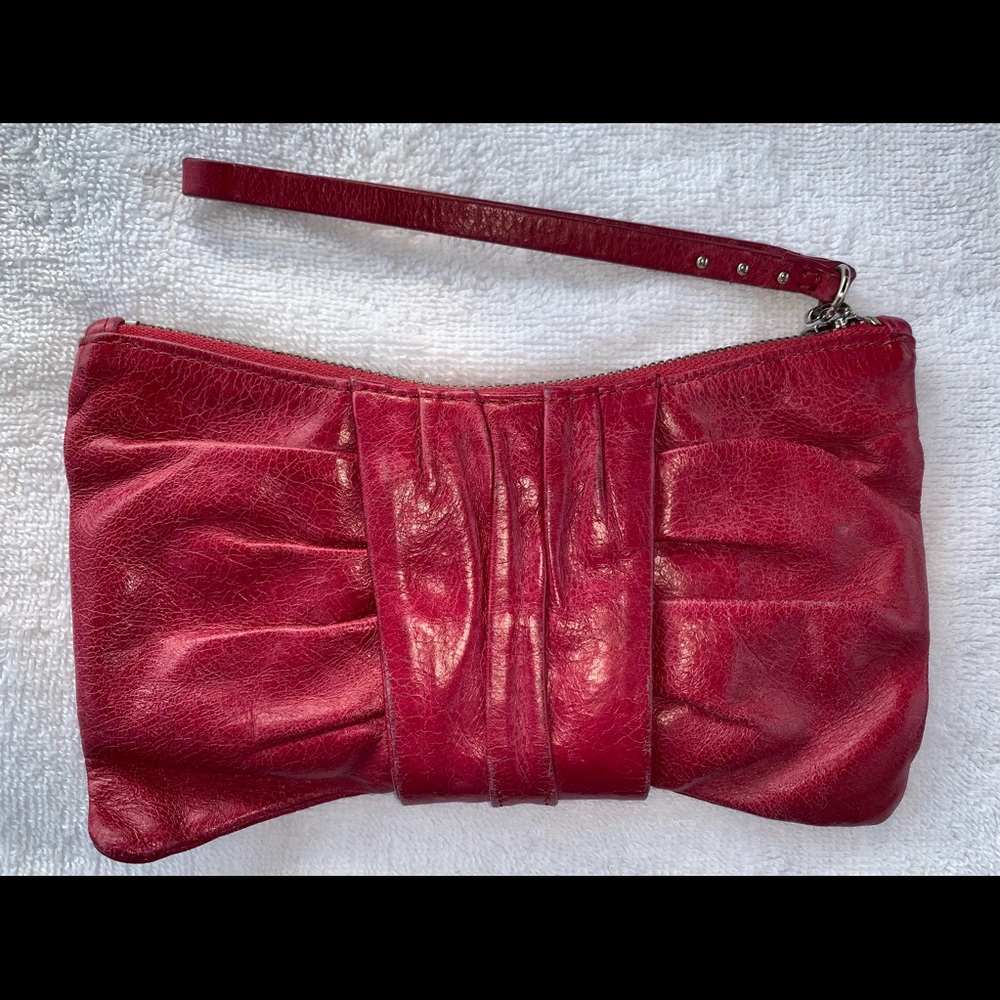 HOBO Pink Bow Soft Leather Wallet with cute Lining